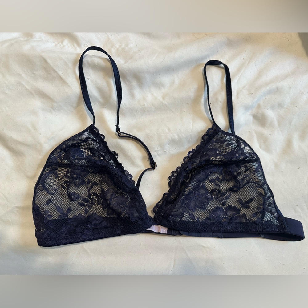 Savage X Fenty Black Lace Bra Intimates